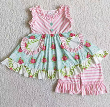 Load image into Gallery viewer, Spring  Floral Ruffle Shorts Set (2 Piece)
