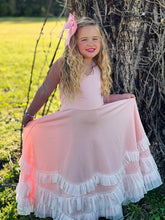 Load image into Gallery viewer, Peach Dream Ruffle Dress
