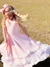 Load image into Gallery viewer, Peach Dream Ruffle Dress
