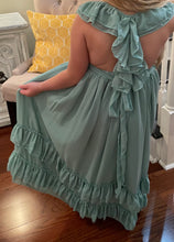 Load image into Gallery viewer, Sage Ruffle Dress
