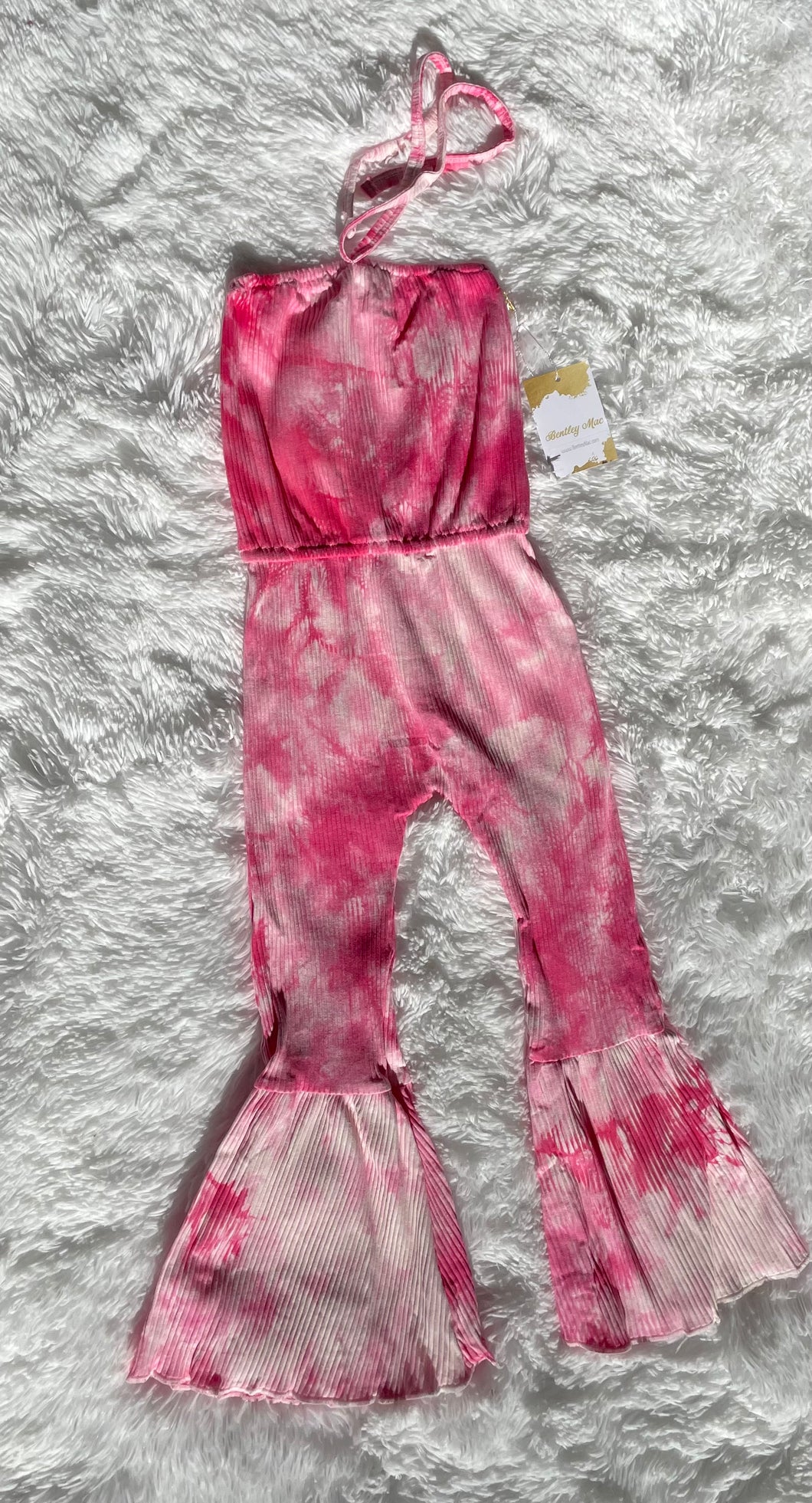 Pink Tye Dye Jumpsuit